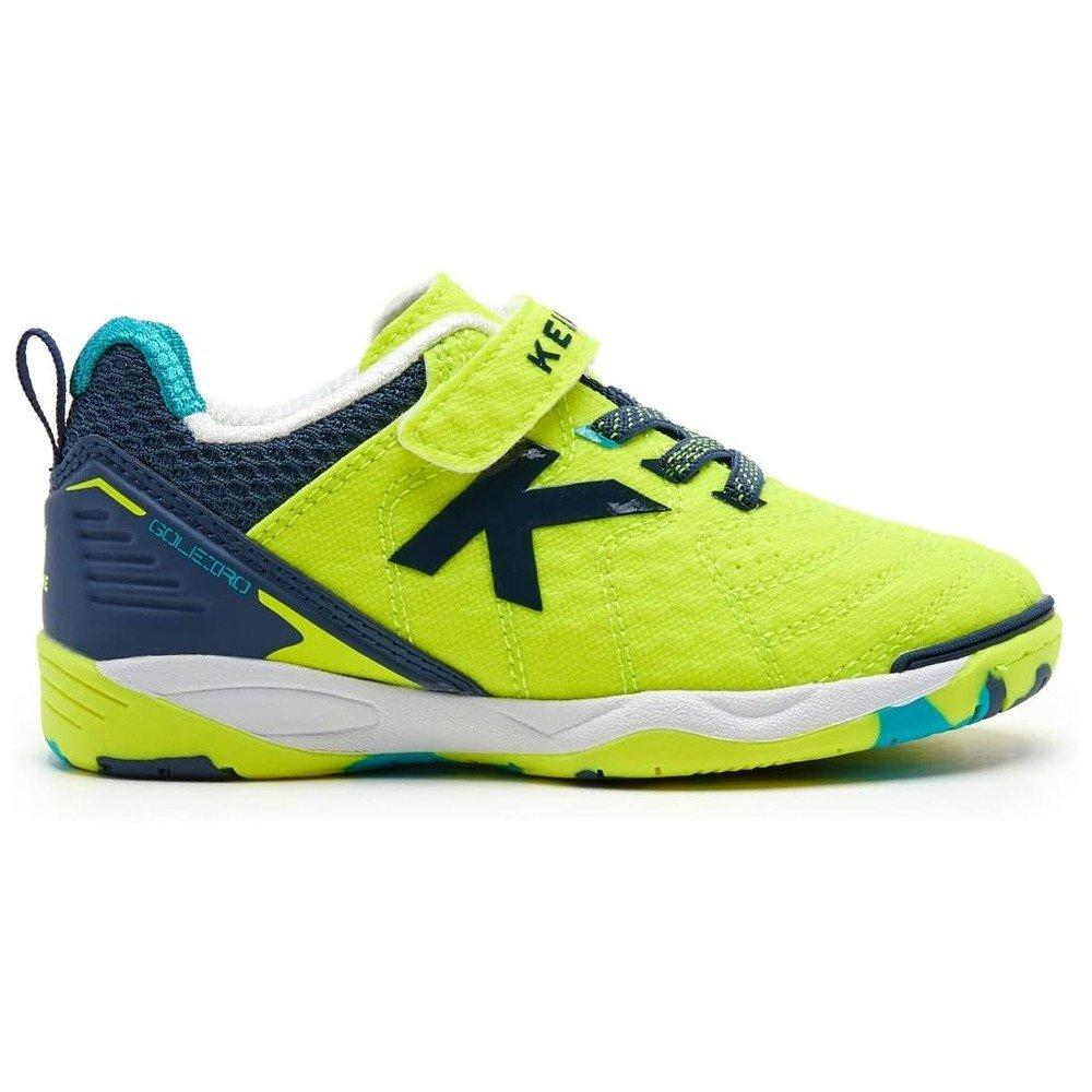Calzado Kids para Futsal Goleiro Elastic Lima/Navy 32 (EU)